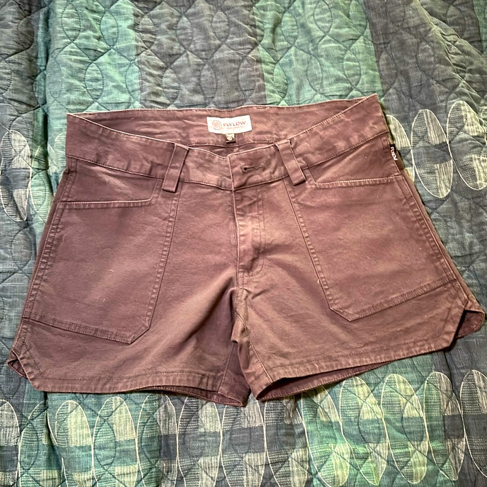 Flylow patsy shorts, size 4, dark blue